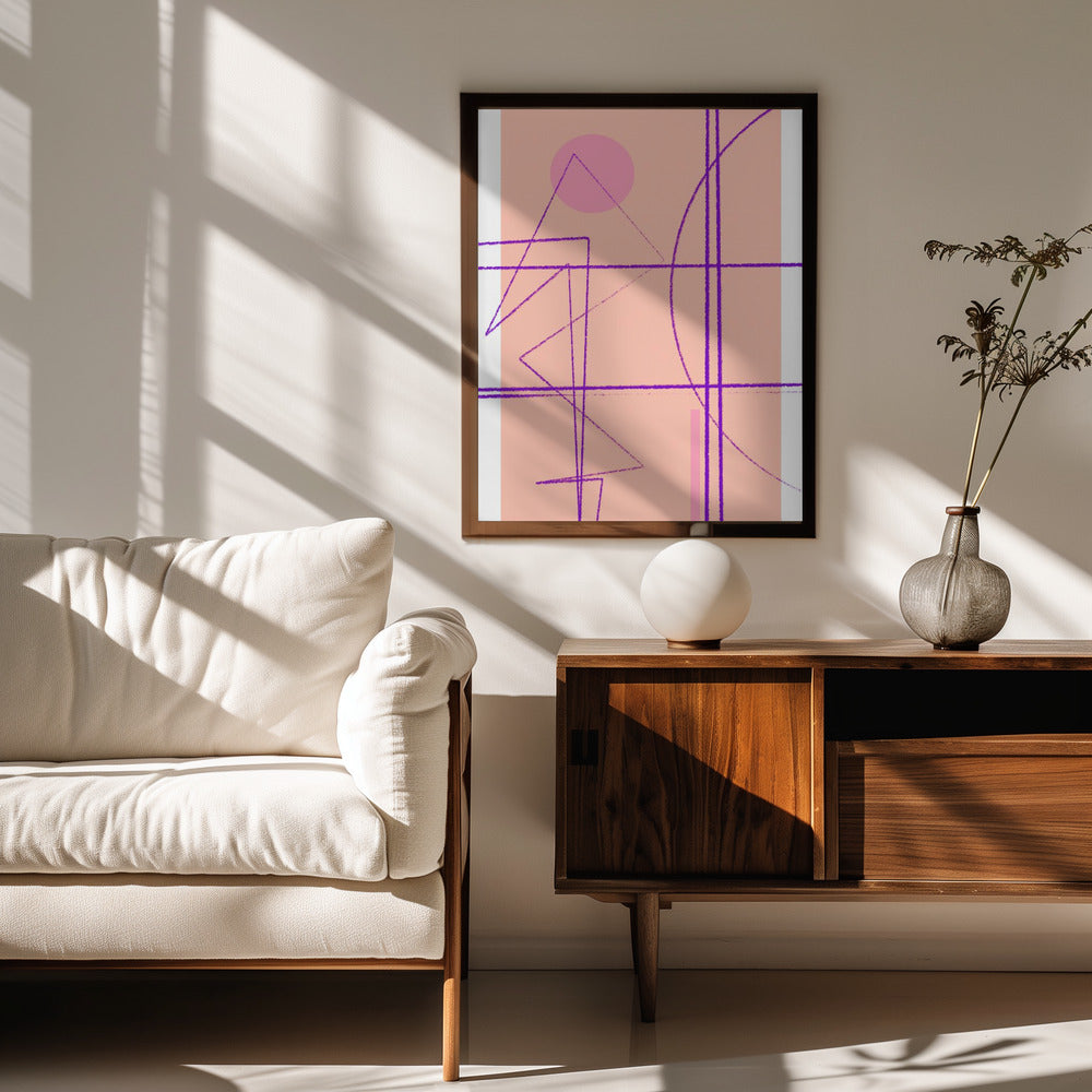Angular Lines No 14 Poster